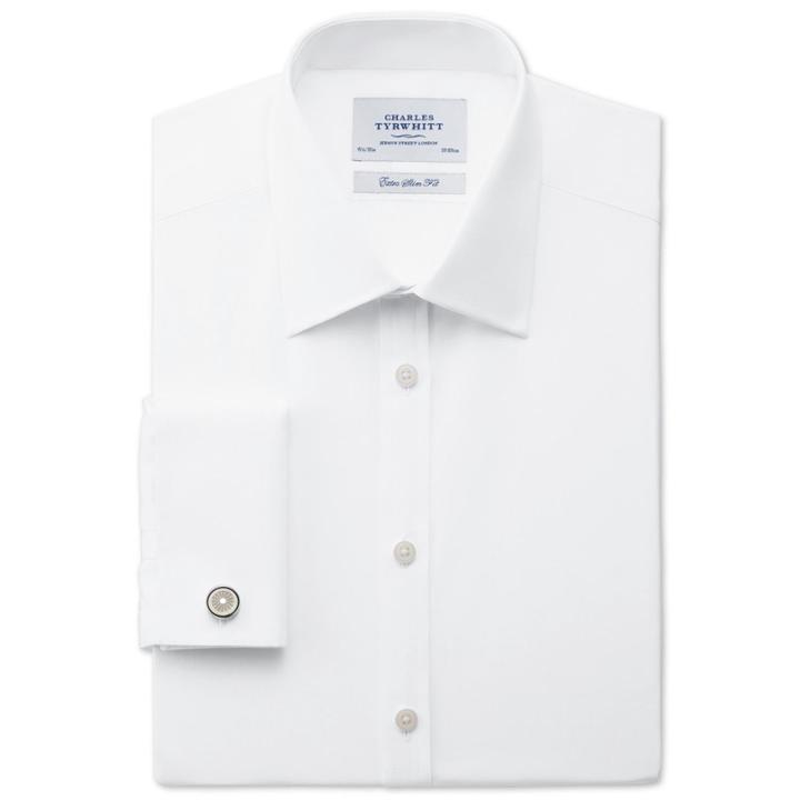 Charles Tyrwhitt Charles Tyrwhitt White Poplin Extra Slim Fit Shirt (14.5 - 33)