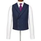 Charles Tyrwhitt Charles Tyrwhitt Navy British Panama Classic Fit Luxury Suit Vest (38)
