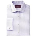 Charles Tyrwhitt Charles Tyrwhitt Extra Slim Fit Luxury Semi-spread Collar Check Purple Shirt
