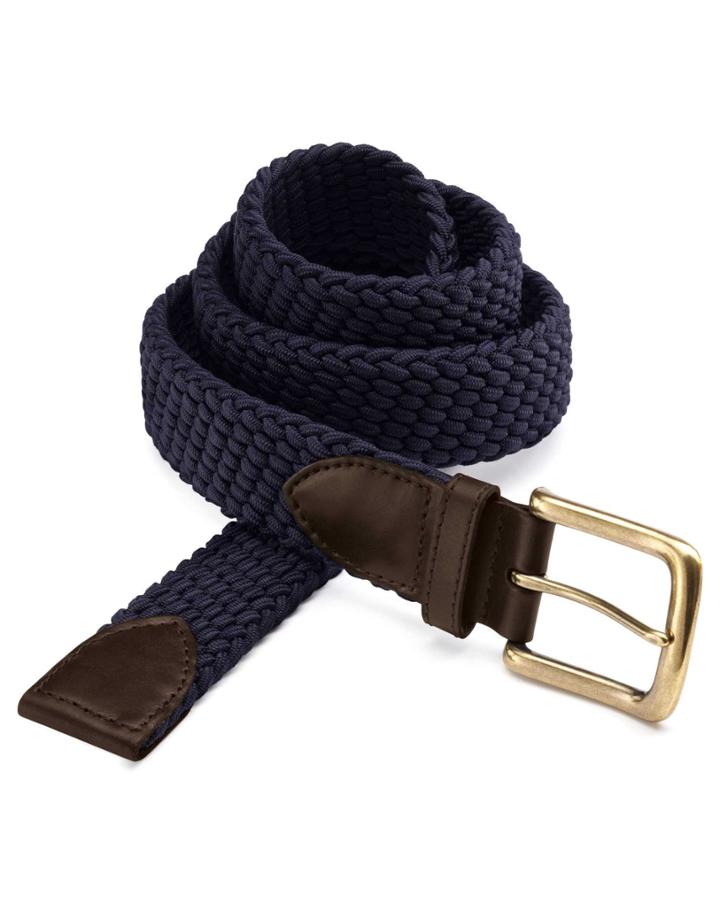 Charles Tyrwhitt Navy Stretch Belt Size 30-32 By Charles Tyrwhitt