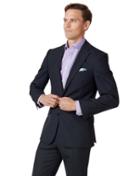  Midnight Blue Slim Fit Business Suit Wool Jacket Size 36 By Charles Tyrwhitt