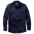 Charles Tyrwhitt Charles Tyrwhitt Navy Non-iron Twill Slim Fit Shirt (l)