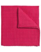 Charles Tyrwhitt Pink Linen Spot Classic Pocket Square By Charles Tyrwhitt