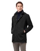  Black Showerproof Hooded 3 In 1 Rainsynthetic Coat Size Large By Charles Tyrwhitt
