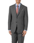  Charcoal Slim Fit Panama Puppytooth Business Suit Wool Jacket Size 36 By Charles Tyrwhitt
