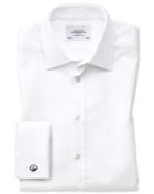 Charles Tyrwhitt Extra Slim Fit Egyptian Cotton Royal Oxford White Dress Shirt French Cuff Size 16/36 By Charles Tyrwhitt