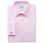 Charles Tyrwhitt Charles Tyrwhitt Pink Silk Road End-on-end Slim Fit Shirt (14.5 - 32)