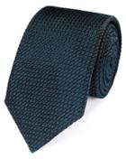 Charles Tyrwhitt Charles Tyrwhitt Teal Silk Plain Grenadine Luxury Tie