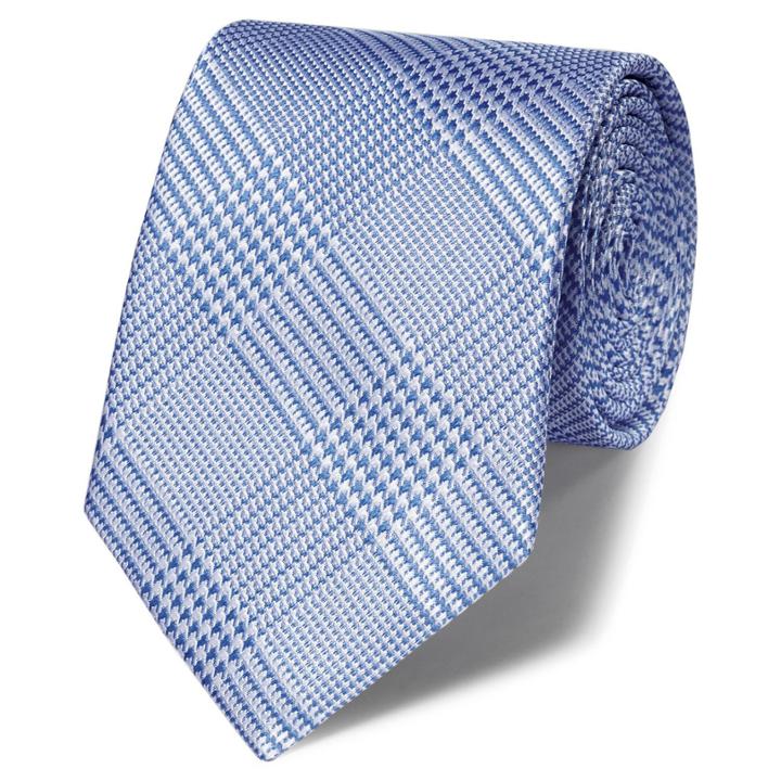 Charles Tyrwhitt Charles Tyrwhitt Classic Sky Prince Of Wales Tie