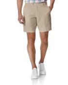  Tan Stripe Cotton Linen Shorts Size 32 By Charles Tyrwhitt