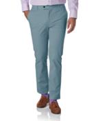  Sky Blue Extra Slim Fit Stretch Cotton Chino Pants Size W30 L32 By Charles Tyrwhitt