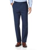  Dark Blue Classic Fit Stretch Cotton Chino Pants Size W40 L34 By Charles Tyrwhitt