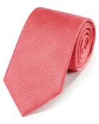  Coral Silk Plain Classic Tie By Charles Tyrwhitt