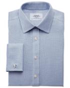 Charles Tyrwhitt Charles Tyrwhitt Extra Slim Fit Non Iron Imperial Weave Blue Cotton Dress Shirt Size 14.5/32