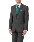 Charles Tyrwhitt Grey Slim Fit Merino Business Suit Wool Jacket Size 38 By Charles Tyrwhitt