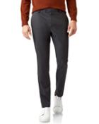  Charcoal Ultimate Cotton Chino Pants Size W32 L30 By Charles Tyrwhitt