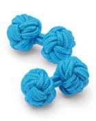 Charles Tyrwhitt Charles Tyrwhitt Blue Knot Viscose/elastane Cuff Links
