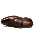 Charles Tyrwhitt Charles Tyrwhitt Brown Mornington Wingtip Brogue Derby Co-respondent Shoes Size 12
