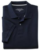 Charles Tyrwhitt Navy Pique Cotton Polo Size Large By Charles Tyrwhitt
