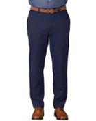 Charles Tyrwhitt Charles Tyrwhitt Marine Blue Extra Slim Fit Flat Front Cotton Chino Pants Size W30 L30