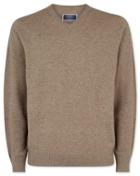  Mocha Cashmere V Neck Sweater Size Medium By Charles Tyrwhitt