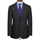 Charles Tyrwhitt Charles Tyrwhitt Charcoal Slim Fit Crowsfoot Business Suit Wool Jacket Size 38