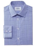Charles Tyrwhitt Charles Tyrwhitt Slim Fit Egyptian Cotton Jermyn St Check Blue Shirt