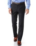  Grey Slim Fit Stretch Cavalry Twill Pants Size W32 L32 By Charles Tyrwhitt