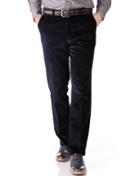 Charles Tyrwhitt Charles Tyrwhitt Navy Slim Fit Jumbo Cord Cotton Tailored Pants Size W30 L30