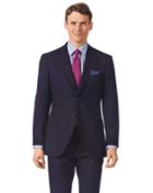 Navy Slim Fit British Luxury Suit Wool Jacket Size 36 By Charles Tyrwhitt