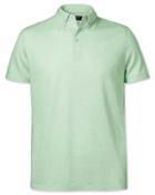  Light Green Cotton Linen Polo Size Large By Charles Tyrwhitt