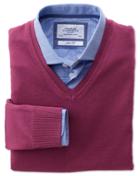 Charles Tyrwhitt Berry Merino Wool V-neck Sweater Size Xxl By Charles Tyrwhitt