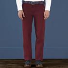 Charles Tyrwhitt Charles Tyrwhitt Red Slim Fit Flat Front Weekend Cotton Chino Pants Size W34 L29