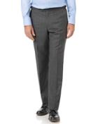 Charles Tyrwhitt Charcoal Classic Fit Tan Stripe British Luxury Suit Wool Pants Size W32 L32 By Charles Tyrwhitt