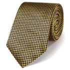 Charles Tyrwhitt Charles Tyrwhitt Classic Navy And Gold Diamond Neat Tie