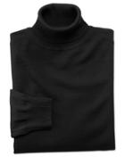 Charles Tyrwhitt Black Merino Wool Roll Neck Sweater Size Xl By Charles Tyrwhitt