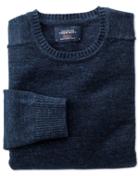 Charles Tyrwhitt Charles Tyrwhitt Indigo Blue Heather Crew Neck Jumper