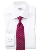 Charles Tyrwhitt Extra Slim Fit Non-iron Square Weave White Cotton Dress Casual Shirt French Cuff Size 14.5/32 By Charles Tyrwhitt
