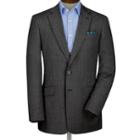 Charles Tyrwhitt Charles Tyrwhitt Grey Slim Fit Herringbone Wool Blazer Size 42
