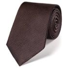 Charles Tyrwhitt Charles Tyrwhitt Classic Plain Brown Tie