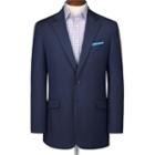 Charles Tyrwhitt Charles Tyrwhitt Navy Classic Fit Abercorn Wool Linen Suit Wool/linen Jacket Size 38