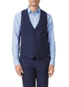 Charles Tyrwhitt Navy Adjustable Fit Panama Stripe Business Suit Wool Vest Size W36 By Charles Tyrwhitt