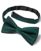Charles Tyrwhitt Charles Tyrwhitt Green Silk Classic Plain Ready-tied Bow Tie