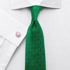 Charles Tyrwhitt Charles Tyrwhitt Green Silk Luxury Multi Spot Tie