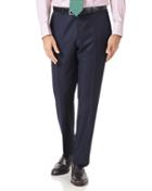  Navy Slim Fit Luxury Italian Suit Wool Pants Size W30 L38 By Charles Tyrwhitt