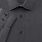 Charles Tyrwhitt Charles Tyrwhitt Slim Fit Silk Road End-on-end Charcoal Shirt