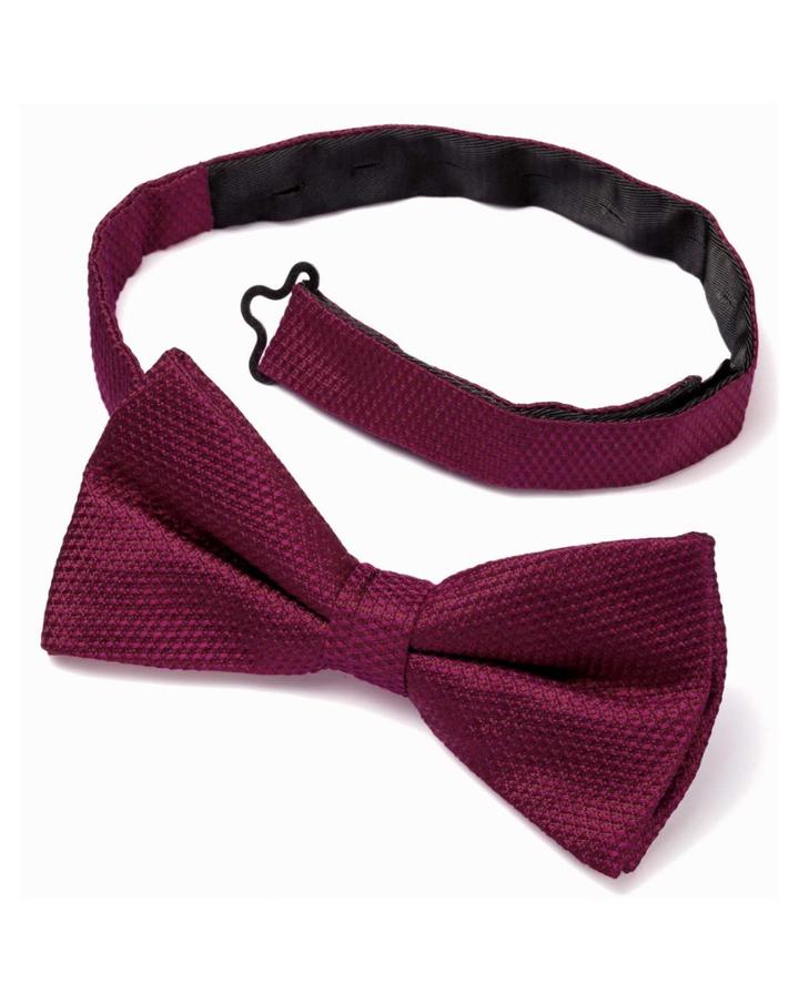 Charles Tyrwhitt Fuchsia Silk Classic Plain Ready-tied Bow Tie By Charles Tyrwhitt