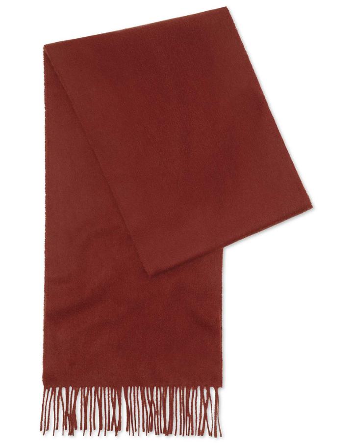  Burnt Orange Cashmere Scarf By Charles Tyrwhitt