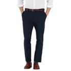 Charles Tyrwhitt Charles Tyrwhitt Navy Flat Front Extra Slim Fit Non-iron Chinos (300)
