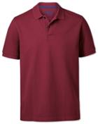  Red Pique Cotton Polo Size Large By Charles Tyrwhitt